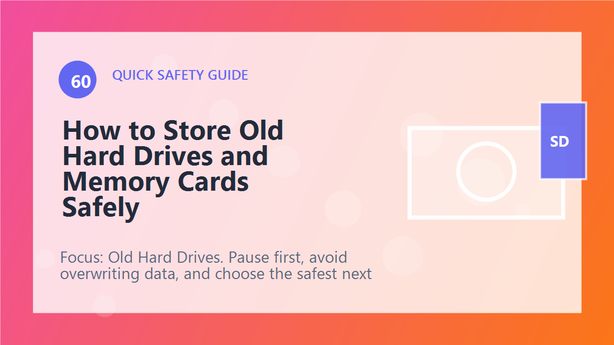 How to Store Old Hard Drives and Memory Cards Safely article illustration
