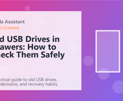 Old USB Drives in Drawers: How to Check Them Safely featured image Old USB Drives in Drawers: How to Check Them Safely featured image