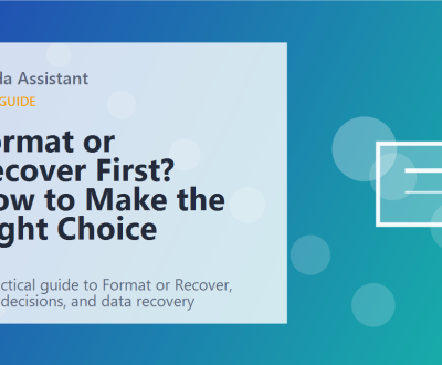 Format or Recover First? How to Make the Right Choice featured image Format or Recover First? How to Make the Right Choice featured image