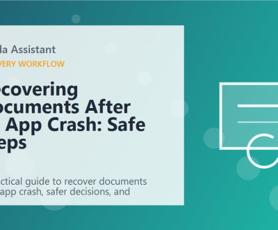 Recovering Documents After an App Crash: Safe Steps featured image