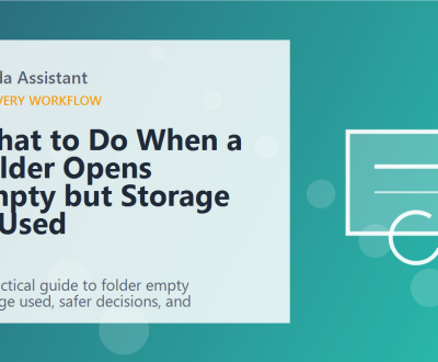 What to Do When a Folder Opens Empty but Storage Is Used featured image