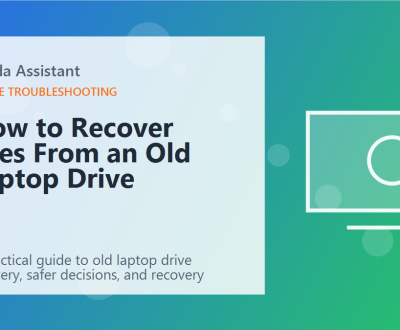 How to Recover Files From an Old Laptop Drive featured image