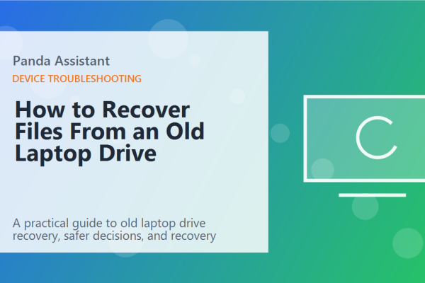 How to Recover Files From an Old Laptop Drive featured image
