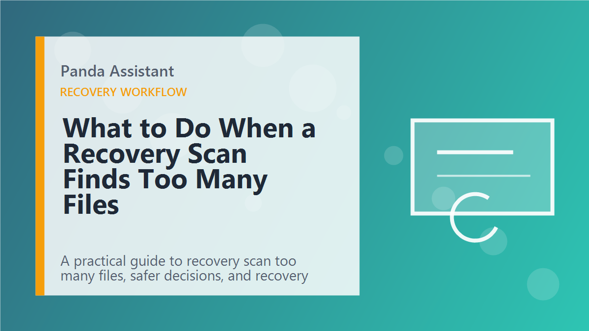 What to Do When a Recovery Scan Finds Too Many Files featured image What to Do When a Recovery Scan Finds Too Many Files featured image