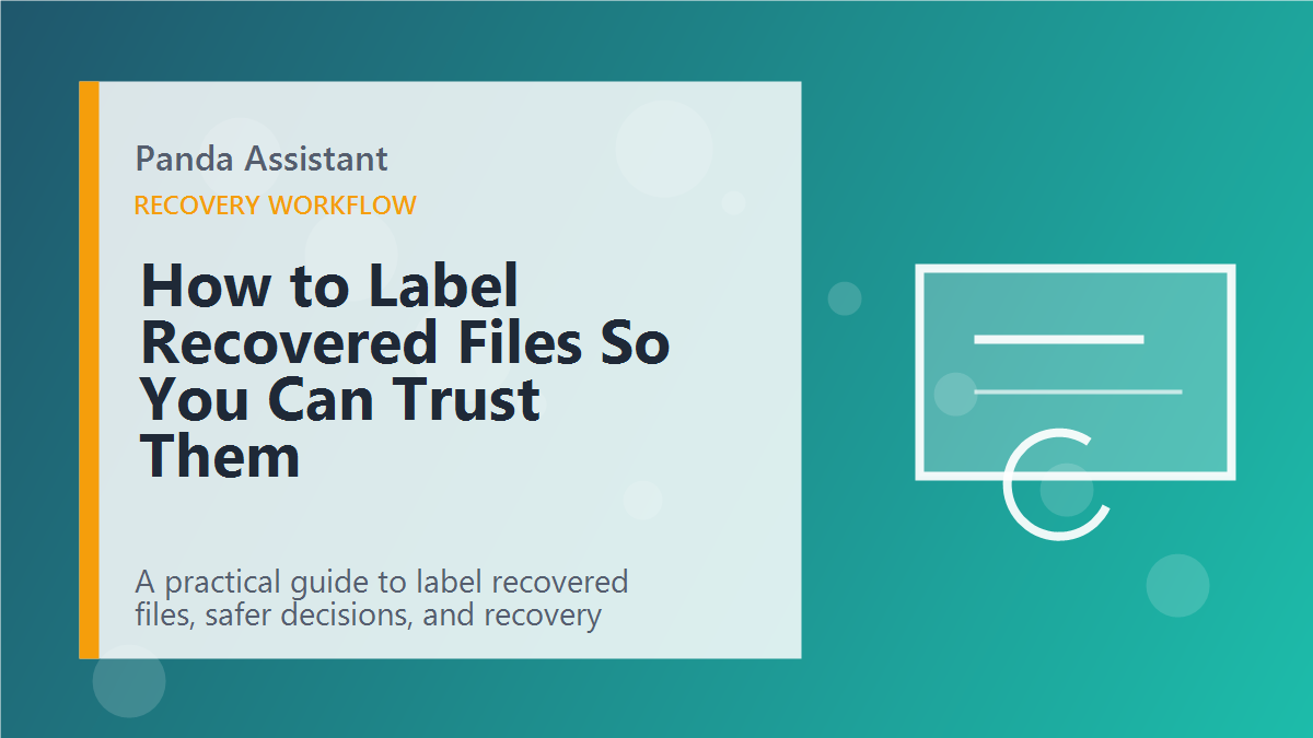 How to Label Recovered Files So You Can Trust Them featured image How to Label Recovered Files So You Can Trust Them featured image