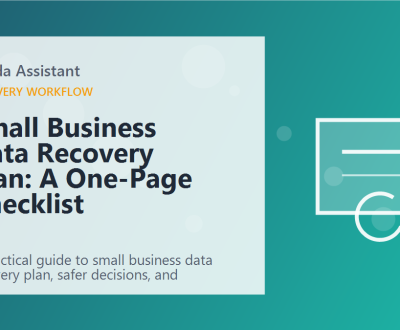 Small Business Data Recovery Plan: A One-Page Checklist featured image Small Business Data Recovery Plan: A One-Page Checklist featured image