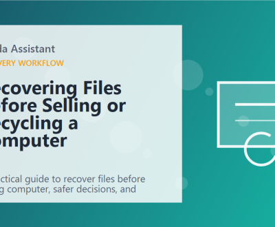 Recovering Files Before Selling or Recycling a Computer featured image Recovering Files Before Selling or Recycling a Computer featured image