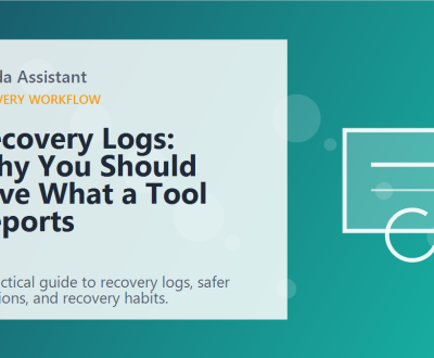 Recovery Logs: Why You Should Save What a Tool Reports featured image