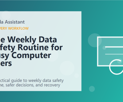 The Weekly Data Safety Routine for Busy Computer Users featured image