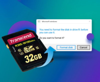 restore formatted sd card