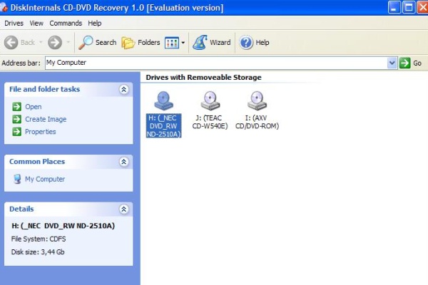 Data recovery from DVD