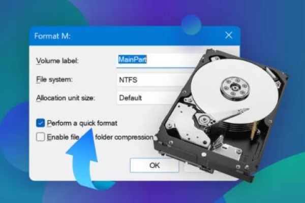 Does formatting a disk erase data