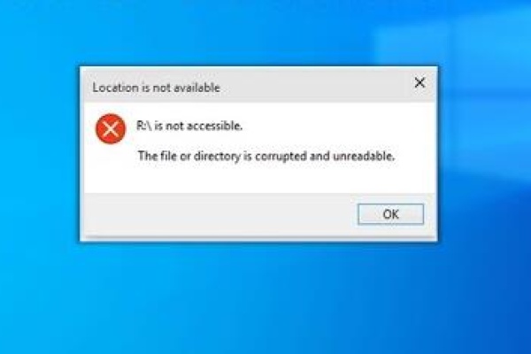 directory is corrupted and unreadable​