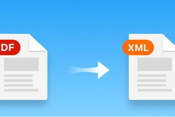convert pdf to xml format​