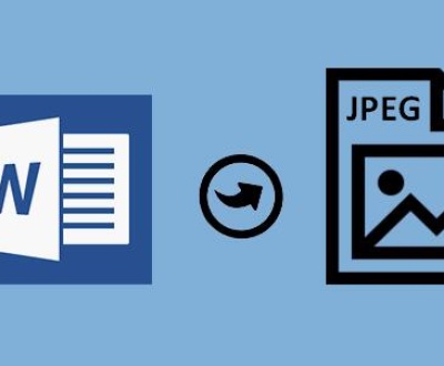 save a word doc as a jpeg