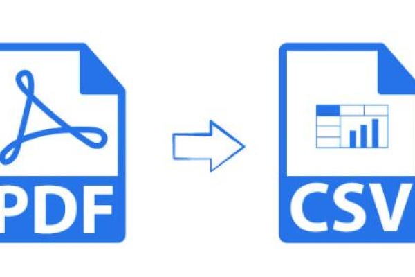 convert pdf file to csv format？