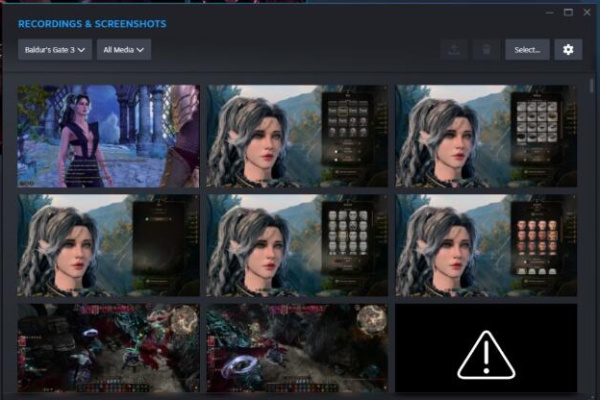 find steam screenshots folder