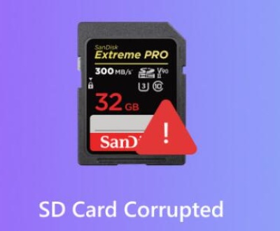 fix sd memory card corrupted