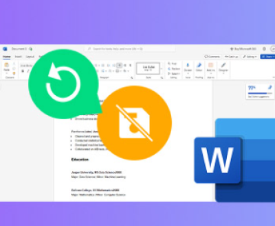recover lost word document