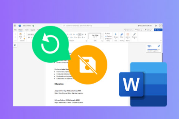 recover lost word document