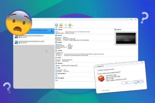 recover permanently deleted snapshot on virtualbox​