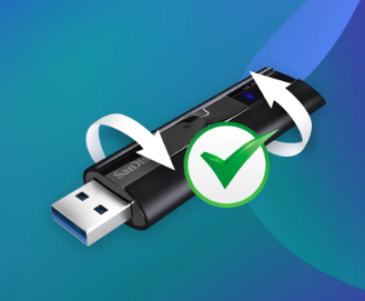restore corrupted files in usb