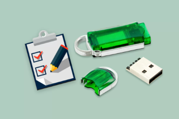 restore corrupted files on a flash drive
