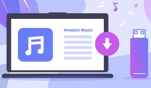 transfer music from amazon music to flash drive​