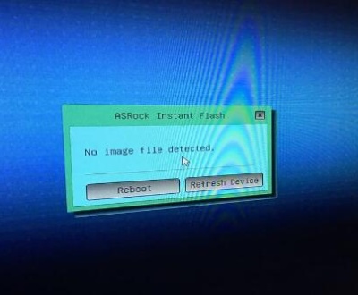 No image file detected asrock