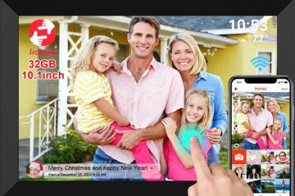 pictures from briken screen frameo​