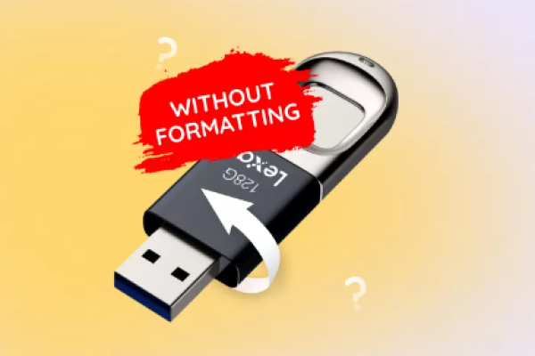 Repair flash drive without losing data