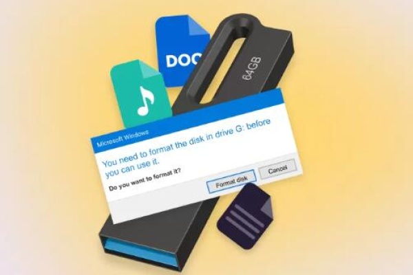 Retrieve data from corrupted pen drive