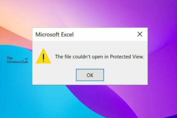 This file type is not supported in protected view​