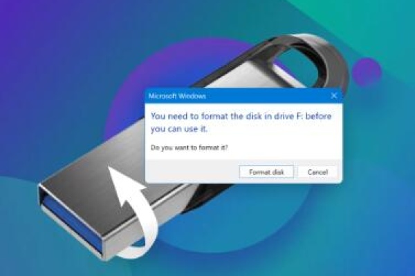 reformat usb drive​