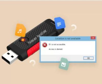 USB flash drive is not accessible
