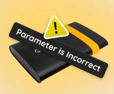 incorrect parameter external hard drive