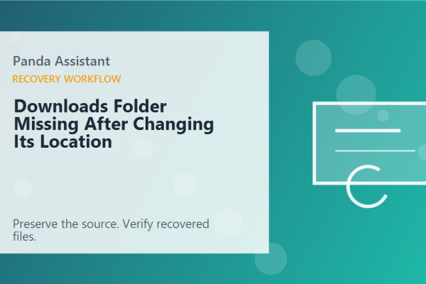Downloads Folder Missing After Changing Its Location