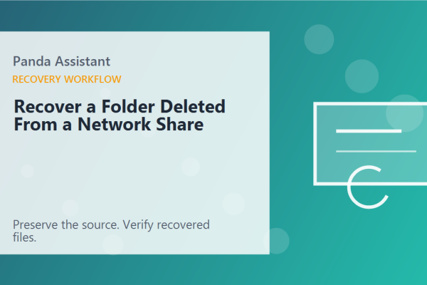 Recover a Folder Deleted From a Network Share