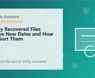 Why Recovered Files Have New Dates and How to Sort Them