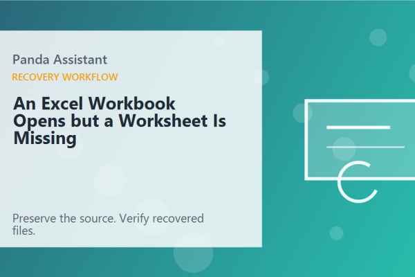 An Excel Workbook Opens but a Worksheet Is Missing
