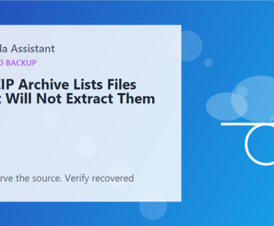 A ZIP Archive Lists Files but Will Not Extract Them – featured A ZIP Archive Lists Files but Will Not Extract Them
