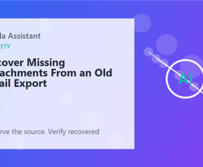 Recover Missing Attachments From an Old Email Export – featured Recover Missing Attachments From an Old Email Export