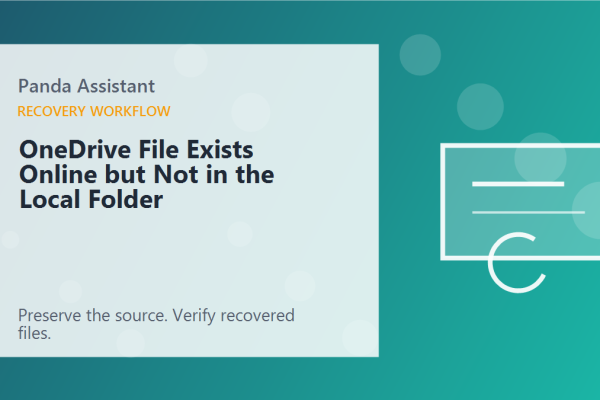OneDrive File Exists Online but Not in the Local Folder