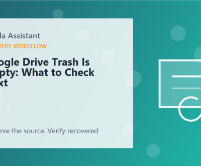Google Drive Trash Is Empty: What to Check Next – featured Google Drive Trash Is Empty: What to Check Next