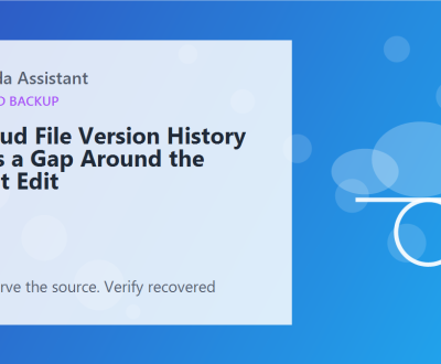 Cloud File Version History Has a Gap Around the Lost Edit – featured Cloud File Version History Has a Gap Around the Lost Edit