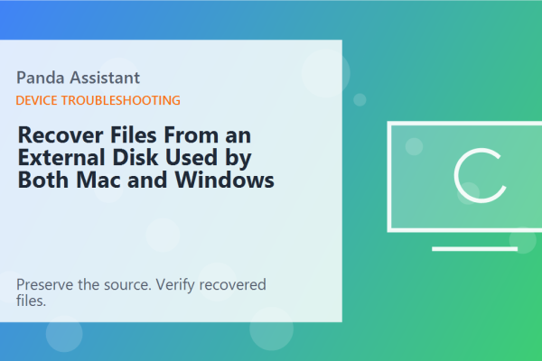 Recover Files From an External Disk Used by Both Mac and Windows