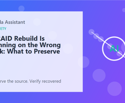 A RAID Rebuild Is Running on the Wrong Disk: What to Preserve – featured A RAID Rebuild Is Running on the Wrong Disk: What to Preserve