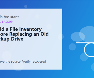 Build a File Inventory Before Replacing an Old Backup Drive – featured Build a File Inventory Before Replacing an Old Backup Drive
