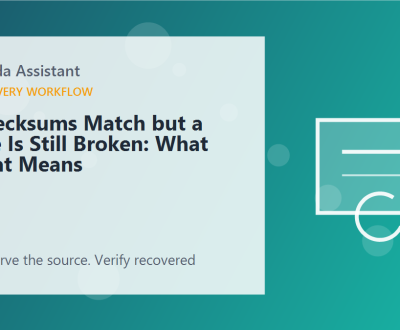 Checksums Match but a File Is Still Broken: What That Means – featured Checksums Match but a File Is Still Broken: What That Means
