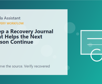 Keep a Recovery Journal That Helps the Next Person Continue – featured Keep a Recovery Journal That Helps the Next Person Continue